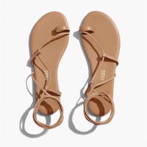 TKEES Jo Women's Strappy Tan Sandals